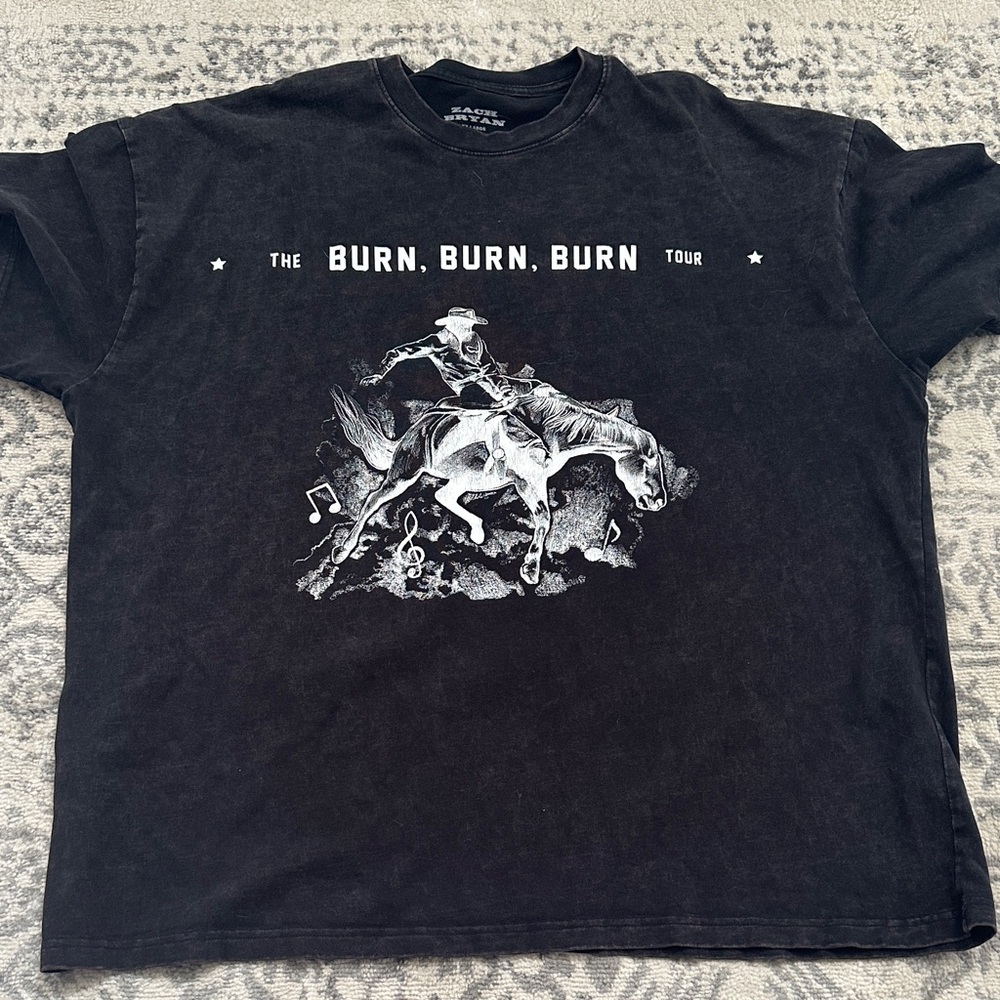 Zach Bryan Burn Burn Burn Tour T shirt